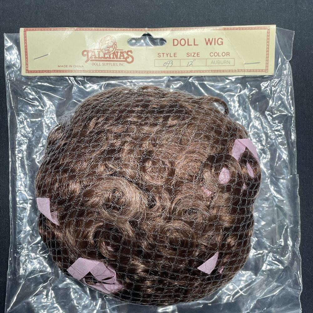 Vtg Tallinas Acrylic Doll Wigs Lot of 10 Various Sizes/Colors Styles 93-802-71BS - Picture 10 of 12